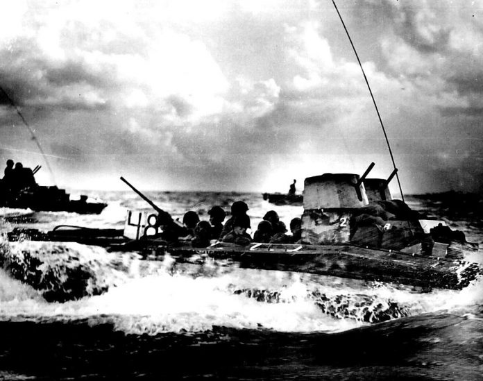 Opération Forager Bataille du Pacifique (source Wikipedia)