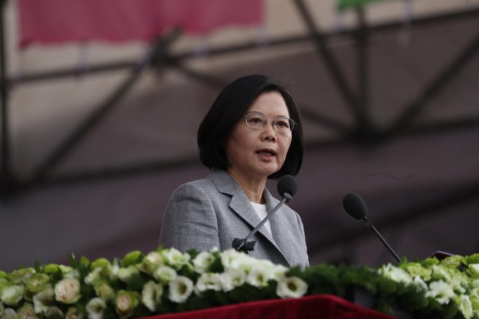 Discours de la présidente taiwanaise pour le 107e anniversaire de la république de Chine (image CNA)