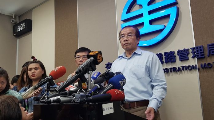 Le directeur de la société du chemin de fer Lu Chieh-shen (鹿潔身) a remis sa démission suite au déraillement mortel d'un train Puyuma(photo RTI)