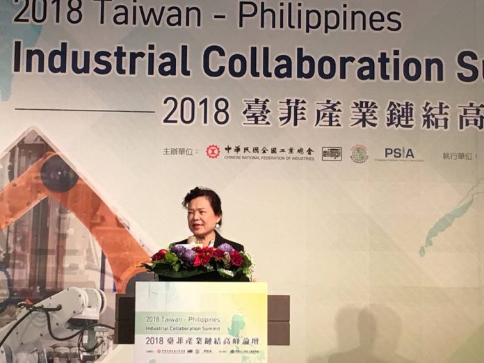 L’édition 2018 du sommet pour la collaboration industrielle Taiwan-Philippines (Taiwan-Philippines Industrial Collaboration Summit) s’est ouverte aujourd’hui à Taipei (Image : CNA)