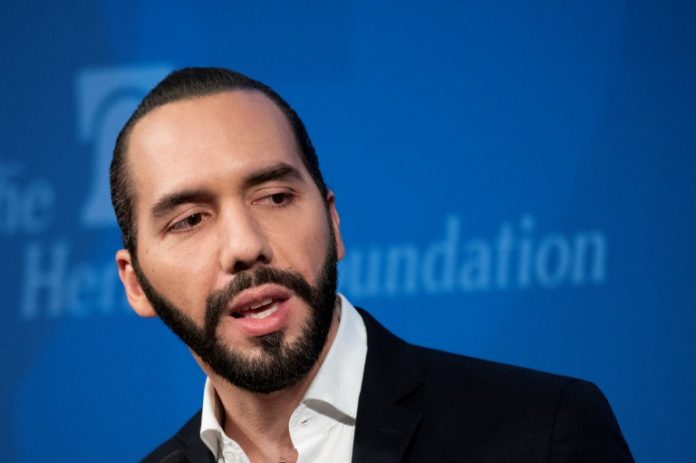 El Salvador's President-elect Nayib Bukele speaks at the Heritage Foundation