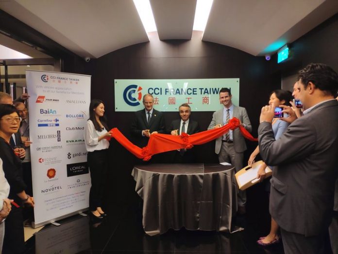 Inauguration par la Chambre de commerce et d’industrie France-Taiwan (CCIFT) d’un deuxième centre d’affaires à Taipei (Image : Compte Facebook de la CCIFT)