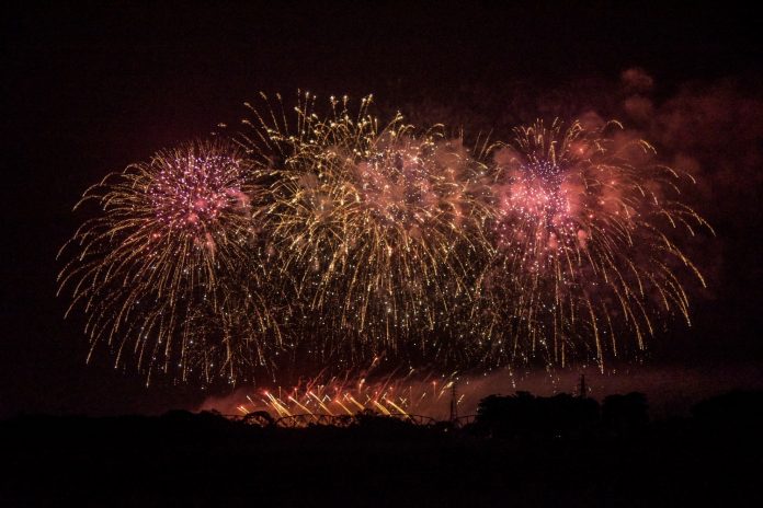 feu d'artifice Pingtung comtE