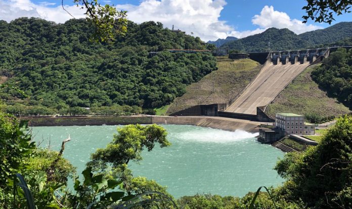Réservoir au nord de Taiwan en saison hivernale (photo bureau des ressources d'eau de la région nord)