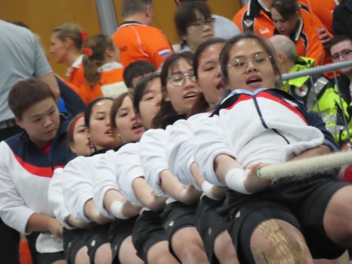 Equipe féminine de Taiwan championne du monde de tir à la corde 2020 (photo facebook fédération taiwanaise de tir à la corde)