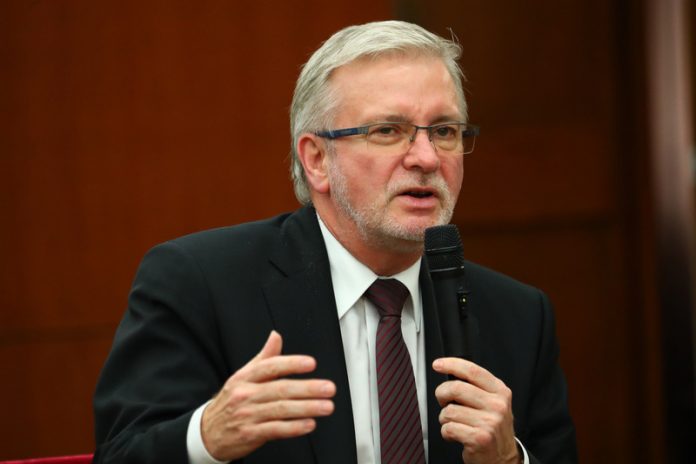 L'eurodéputé Michael Gahler, président du groupe d'amitié avec Taiwan au sein du Parlement européen (Image : archive CNA)