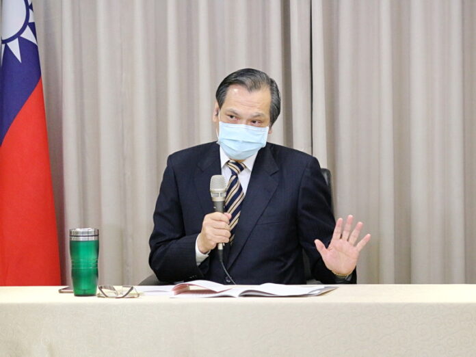 Le président de la Commission ministérielle des affaires continentales Chen Ming-tong (陳明通) (Image : CNA)