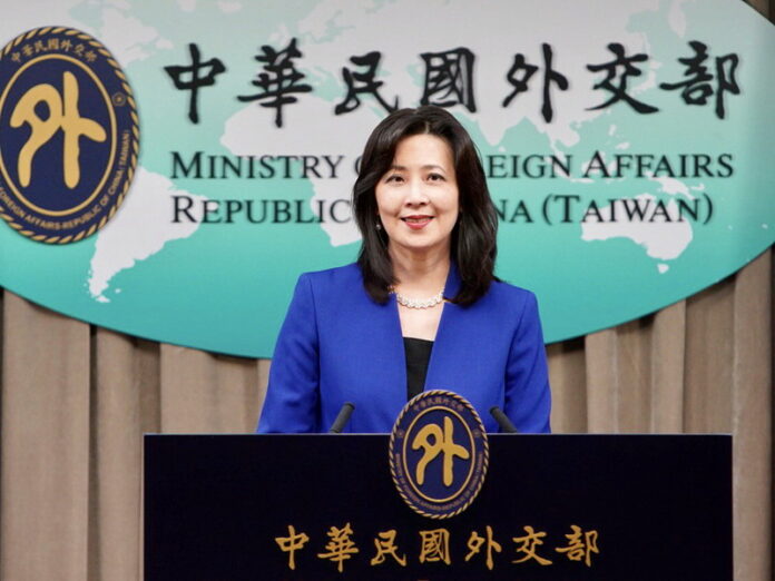 La porte-parole de la diplomatie taiwnaise Joanne Ou (Image : CNA)